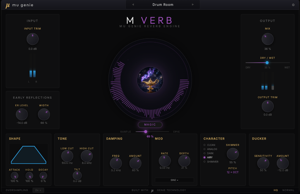 MugenieLab M VERB UI